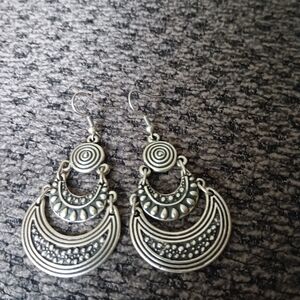 Elegant Silver Dangle Earrings